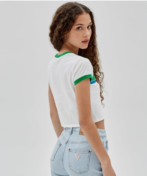 Guess(ゲス)の「GUESS Originals x J Balvin Baby Ringer Tee(Tシャツ/カットソー・レディース・その他・X-SMALL/SMALL/MEDIUM)」の4枚目の写真
