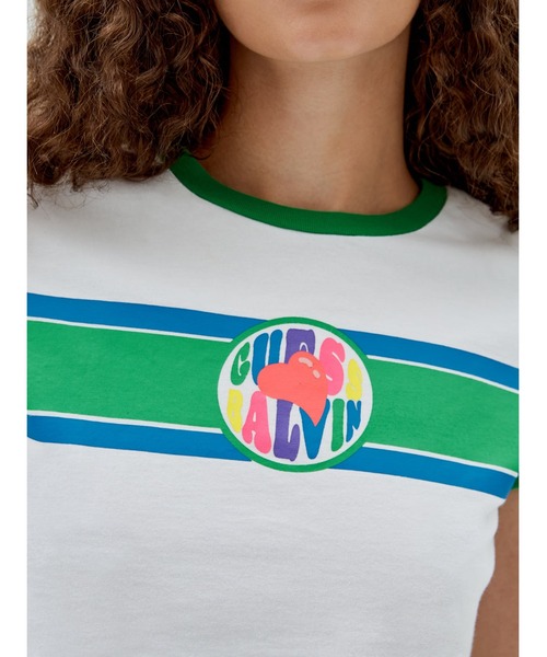 Guess(ゲス)の「GUESS Originals x J Balvin Baby Ringer Tee(Tシャツ/カットソー・レディース・その他・X-SMALL/SMALL/MEDIUM)」の2枚目の写真