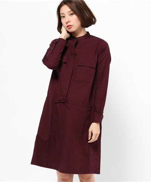 OUTLET（アウトレット）の「【CIAOPANIC TYPY】ギンガムチェックシャツワンピース（ワンピース・レディース・ブルー/ブラウン/レッド・FREE）」の3枚目の写真
