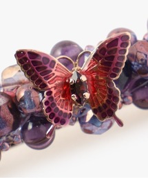 ANNA SUI(アナスイ)の「バタフライと葡萄モチーフ バレッタ ANNA SUI(アナスイ)の「バタフライと葡萄モチーフ バレッタ