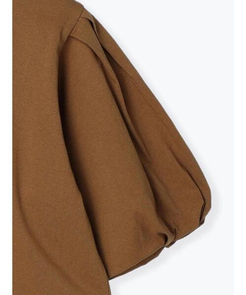 Samansa Mos2 blue（サマンサモスモスブルー）の「袖タックプルオーバー（Tシャツ/カットソー・レディース・ブラック/グレー/キャメル・ﾌﾘ-）」の12枚目の写真