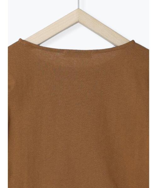 Samansa Mos2 blue（サマンサモスモスブルー）の「袖タックプルオーバー（Tシャツ/カットソー・レディース・ブラック/グレー/キャメル・ﾌﾘ-）」の14枚目の写真