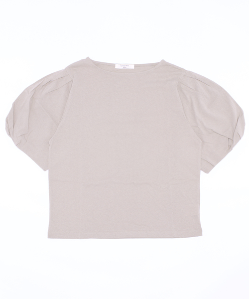 Samansa Mos2 blue（サマンサモスモスブルー）の「袖タックプルオーバー（Tシャツ/カットソー・レディース・ブラック/グレー/キャメル・ﾌﾘ-）」の16枚目の写真