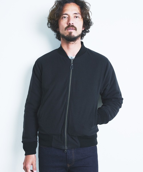 Magine(マージン)の「NYLON FREECE RIVERSIBLE MA-1 JKT:ナイロン フリース リバーシブル MA-1 ジャケット(MA-1・メンズ・ブラック/ネイビー/オリーブ・44/46/48)」の22枚目の写真