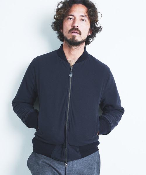 Magine(マージン)の「NYLON FREECE RIVERSIBLE MA-1 JKT:ナイロン フリース リバーシブル MA-1 ジャケット(MA-1・メンズ・ブラック/ネイビー/オリーブ・44/46/48)」の12枚目の写真