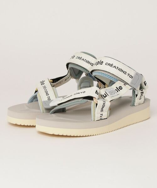 beautiful people(ビューティフルピープル)の「beautiful people × Suicoke logobelt sandals 7215711981(サンダル・レディース・マルチ・24㎝/23㎝)」の7枚目の写真