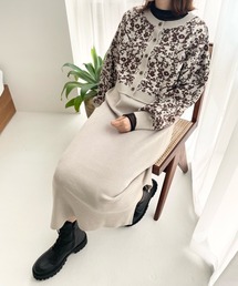 LOWRYS FARM | ガラニット＊キャミ２Ｐワンピース　294713(ワンピース)