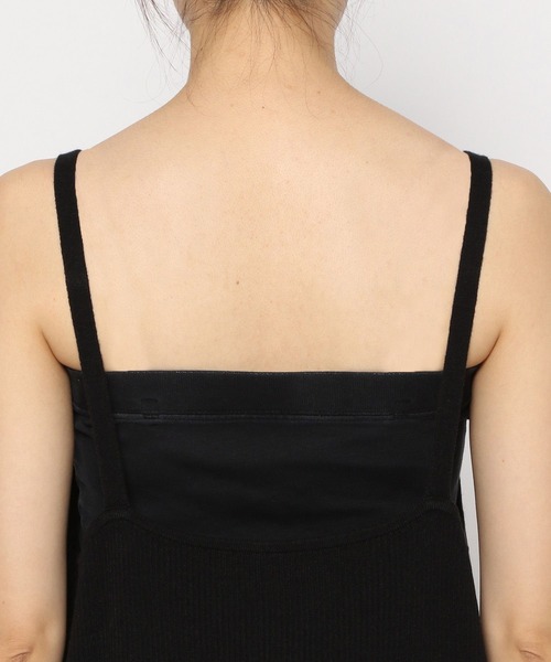 LOWRYS FARM(ローリーズファーム)の「ガラニット*キャミ2Pワンピース 294713(ワンピース・レディース・ブラック/ブラウン/アイボリー・FREE)」の12枚目の写真