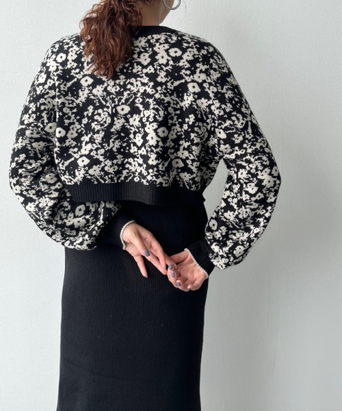 LOWRYS FARM(ローリーズファーム)の「ガラニット*キャミ2Pワンピース 294713(ワンピース・レディース・ブラック/ブラウン/アイボリー・FREE)」の15枚目の写真