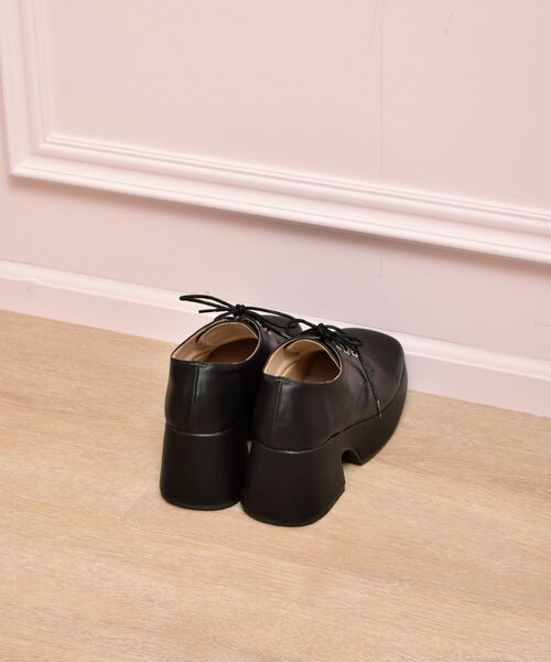 ems excite（エムズエキサイト）の「厚底レースアップシューズ（その他シューズ・レディース・ブラック/パープル/ナチュラル・MEDIUM/LARGE）」の9枚目の写真