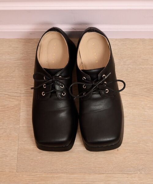 ems excite（エムズエキサイト）の「厚底レースアップシューズ（その他シューズ・レディース・ブラック/パープル/ナチュラル・MEDIUM/LARGE）」の10枚目の写真