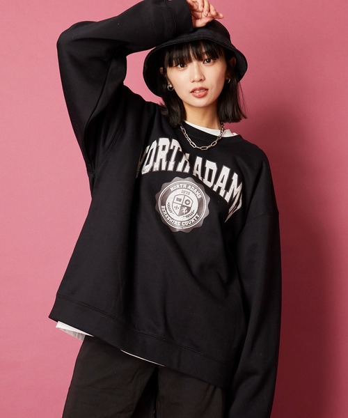 unrelaxing（アンリラクシング）の「裏起毛オーバーサイズプルオーバースウェットトレーナー　ユニセックス（スウェット・メンズ・その他/その他1/その他2/その他3/その他4/その他5/その他6/その他7/その他8/その他9/ホワイト系/ホワイト系1/ホワイト系2/ホワイト系3/ホワイト系4/ホワイト系5/ホワイト系6/ホワイト系7/ホワイト系8/ホワイト系9/ブラック系/ブラック系1/ブラック系2/ブラック系3/ブラック系4/ブラック系5/ブラック系6/ブラック系7/ブラック系8/ブラック系9/グレー系/グレー系1/グレー系2/グレー系3/グレー系4/グレー系5/グレー系6/グレー系7/グレー系8/グレー系9/グリーン系/グリーン系1/グリーン系2/グリーン系3/グリーン系4/グリーン系5/グリーン系6/グリーン系7/グリーン系8/グリーン系9/ライトグリーン系/ライトグリーン系1/ライトグリーン系2/ライトグリーン系3/ライトグリーン系4/ライトグリーン系5/ライトグリーン系6/ライトグリーン系7/ライトグリーン系8/ライトグリーン系9/ネイビー系/ネイビー系1/ネイビー系2/ネイビー系3/ネイビー系4/ネイビー系5/ネイビー系6/ネイビー系7/ネイビー系8/ネイビー系9/パープル系/パープル系1/パープル系2/パープル系3/パープル系4/パープル系5/パープル系6/パープル系7/パープル系8/パープル系9/イエロー系/イエロー系1/イエロー系2/イエロー系3/イエロー系4/イエロー系5/イエロー系6/イエロー系7/イエロー系8/イエロー系9/ピンク系/ピンク系1/ピンク系2/ピンク系3/ピンク系4/ピンク系5/ピンク系6/ピンク系7/ピンク系8/ピンク系9・FREE）」の14枚目の写真