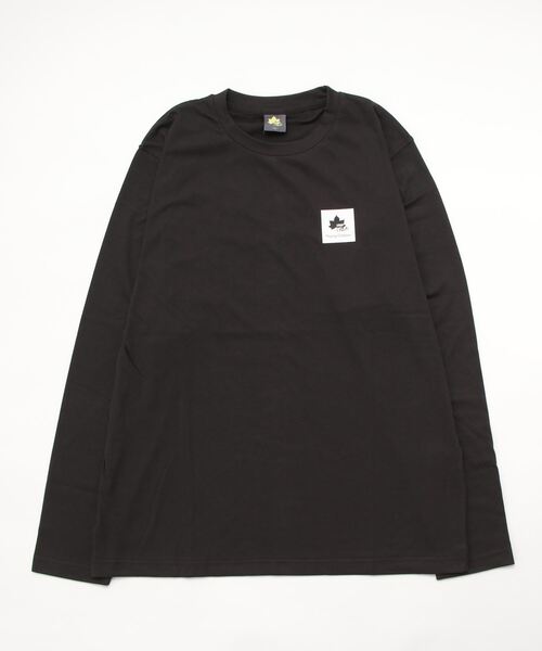 LOGOS（ロゴス）の「LOGOS/ロゴス ワンポイントBOXロゴ プリントロンT（Tシャツ/カットソー・メンズ・ホワイト/ブラック/ベージュ/オリーブ/サックスブルー/オレンジ/アイボリー・LL/M/L）」の12枚目の写真