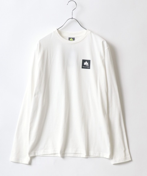 LOGOS（ロゴス）の「LOGOS/ロゴス ワンポイントBOXロゴ プリントロンT（Tシャツ/カットソー・メンズ・ホワイト/ブラック/ベージュ/オリーブ/サックスブルー/オレンジ/アイボリー・LL/M/L）」の16枚目の写真