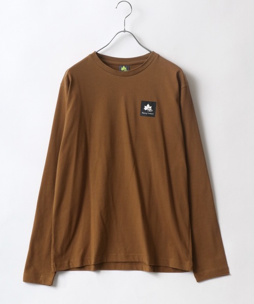 LOGOS（ロゴス）の「LOGOS/ロゴス ワンポイントBOXロゴ プリントロンT（Tシャツ/カットソー・メンズ・ホワイト/ブラック/ベージュ/オリーブ/サックスブルー/オレンジ/アイボリー・LL/M/L）」の20枚目の写真