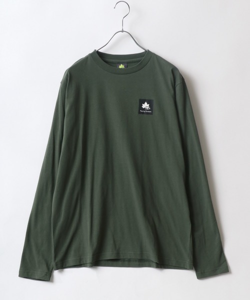 LOGOS（ロゴス）の「LOGOS/ロゴス ワンポイントBOXロゴ プリントロンT（Tシャツ/カットソー・メンズ・ホワイト/ブラック/ベージュ/オリーブ/サックスブルー/オレンジ/アイボリー・LL/M/L）」の21枚目の写真