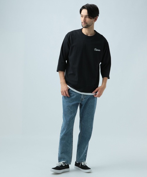 BAYFLOW(ベイフロー)の「レイヤードPRT7ST(Tシャツ/カットソー・メンズ・ブラック/オフホワイト/カーキ・MEDIUM/LARGE)」の6枚目の写真