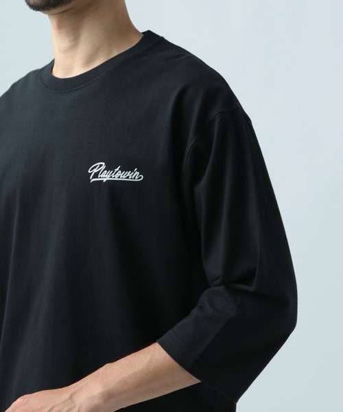 BAYFLOW(ベイフロー)の「レイヤードPRT7ST(Tシャツ/カットソー・メンズ・ブラック/オフホワイト/カーキ・MEDIUM/LARGE)」の16枚目の写真