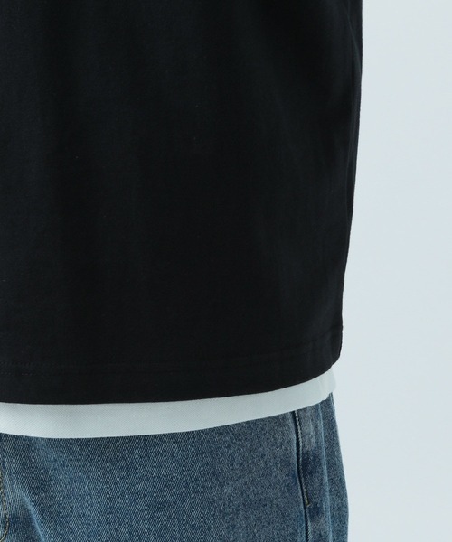 BAYFLOW(ベイフロー)の「レイヤードPRT7ST(Tシャツ/カットソー・メンズ・ブラック/オフホワイト/カーキ・MEDIUM/LARGE)」の17枚目の写真