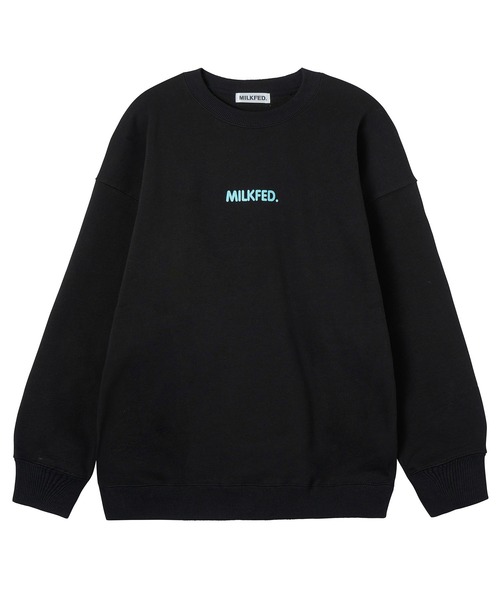 MILKFED.(ミルクフェド)の「SWEETS BEAR BIG SWEAT TOP(スウェット・レディース・オフホワイト/ブラック/ライトブルー・ONE SIZE)」の4枚目の写真