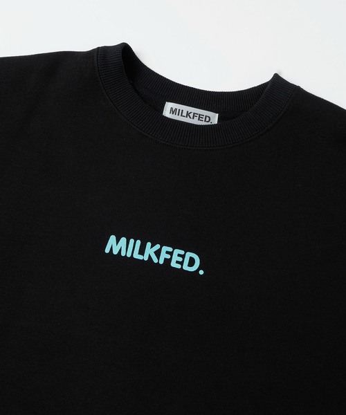 MILKFED.(ミルクフェド)の「SWEETS BEAR BIG SWEAT TOP(スウェット・レディース・オフホワイト/ブラック/ライトブルー・ONE SIZE)」の6枚目の写真