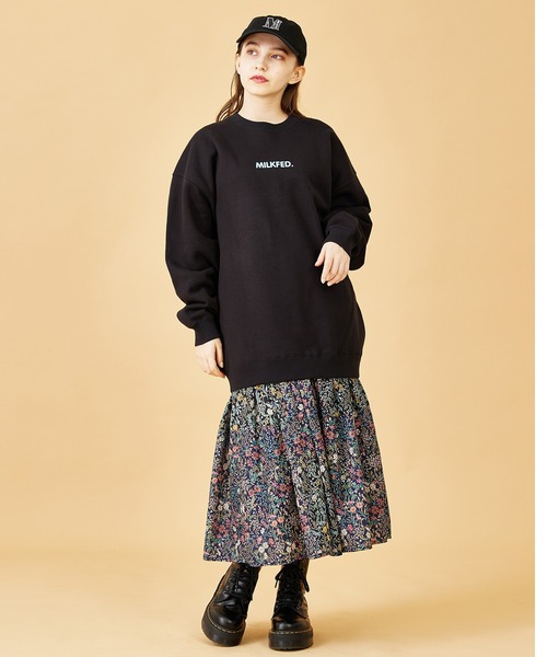 トレーナー スウェット スエット ミルクフェド MILKFED SWEETS BEAR BIG SWEAT TOP 103223012029 クマ ベア ベア― トップス レディース MILKFED. トレーナー スウェット スエット ミルクフェド MILKFED