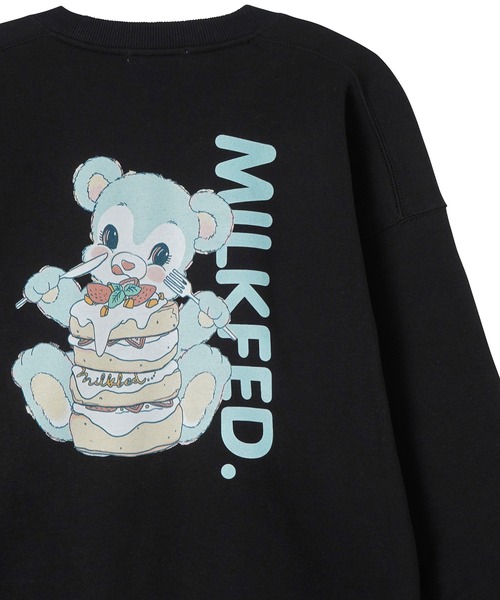 MILKFED.(ミルクフェド)の「SWEETS BEAR BIG SWEAT TOP(スウェット・レディース・オフホワイト/ブラック/ライトブルー・ONE SIZE)」の21枚目の写真