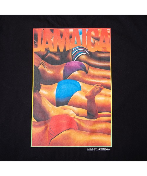 NINE RULAZ LINE（ナインルーラズライン）の「ナインルーラーズ [Nine Rulaz] - スウィート ジャマイカ 半袖 Tシャツ [Sweet Jamaica Tee]（Tシャツ/カットソー・メンズ・ブラック/ホワイト・LARGE/X-LARGE/MEDIUM/XX-LARGE）」の4枚目の写真