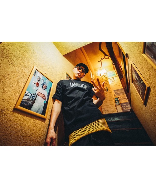 NINE RULAZ LINE（ナインルーラズライン）の「ナインルーラーズ [Nine Rulaz] - スウィート ジャマイカ 半袖 Tシャツ [Sweet Jamaica Tee]（Tシャツ/カットソー・メンズ・ブラック/ホワイト・LARGE/X-LARGE/MEDIUM/XX-LARGE）」の6枚目の写真