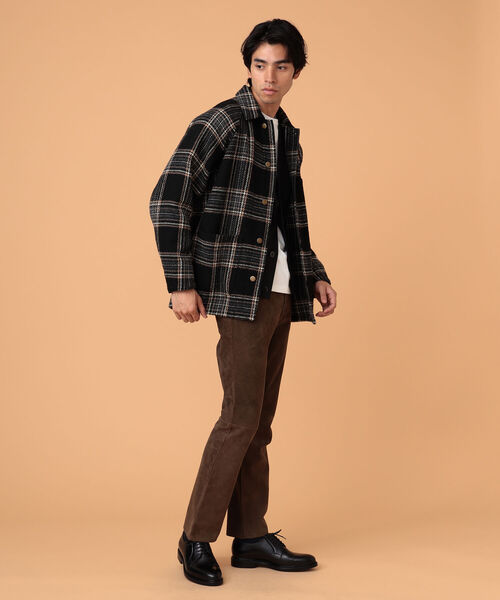 BEAMS LIGHTS（ビームスライツ）の「BEAMS LIGHTS /  エクストラウーブン カバーオール（カバーオール・メンズ・ナチュラル/ブラック・SMALL/MEDIUM/LARGE）」の20枚目の写真