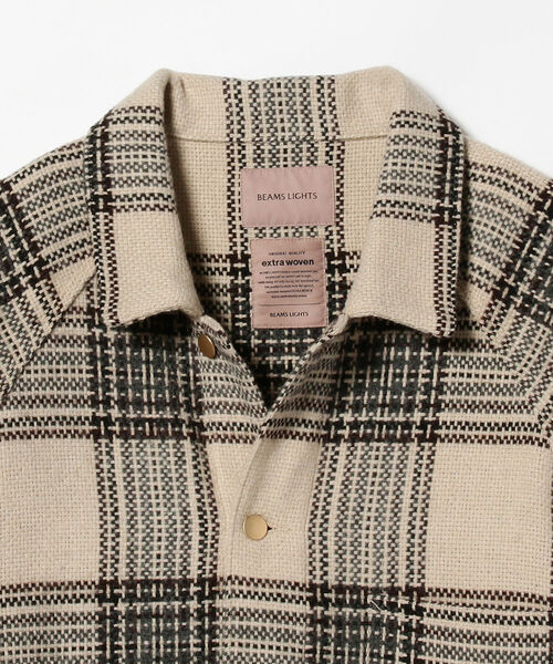 BEAMS LIGHTS（ビームスライツ）の「BEAMS LIGHTS /  エクストラウーブン カバーオール（カバーオール・メンズ・ナチュラル/ブラック・SMALL/MEDIUM/LARGE）」の12枚目の写真
