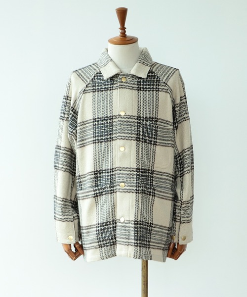 BEAMS LIGHTS（ビームスライツ）の「BEAMS LIGHTS /  エクストラウーブン カバーオール（カバーオール・メンズ・ナチュラル/ブラック・SMALL/MEDIUM/LARGE）」の2枚目の写真