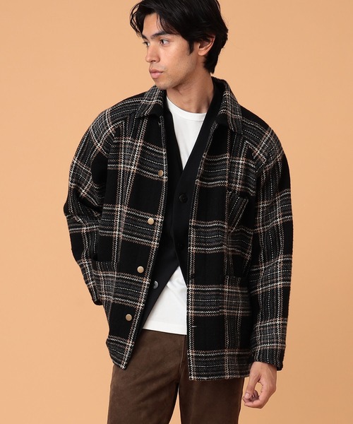 BEAMS LIGHTS（ビームスライツ）の「BEAMS LIGHTS /  エクストラウーブン カバーオール（カバーオール・メンズ・ナチュラル/ブラック・SMALL/MEDIUM/LARGE）」の21枚目の写真