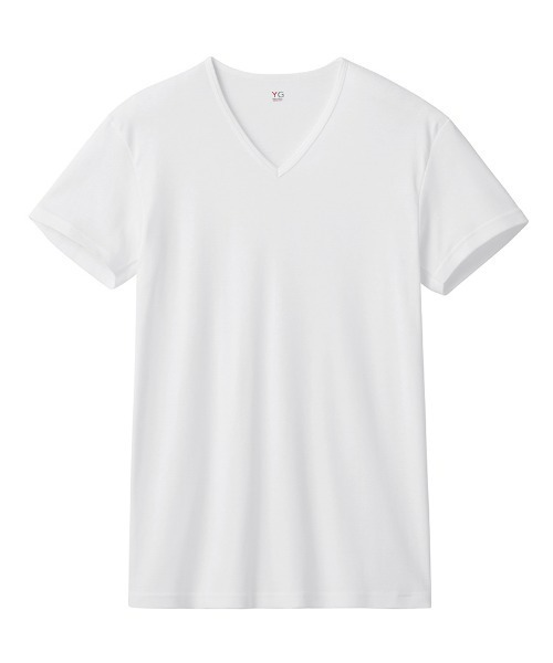 セール】YG VネックTシャツ 綿100％ 発熱する綿（インナーウェア