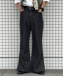 kutir | スリットフレアデニム(デニムパンツ)