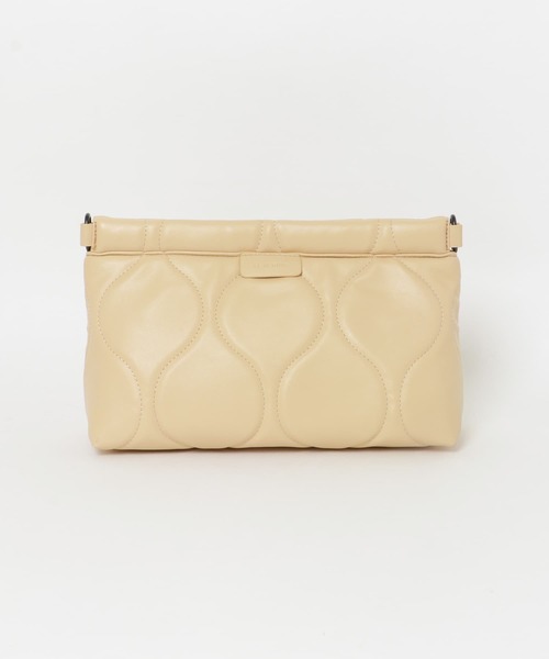 LE VERNIS（ル・ベルニ）の「LE VERNIS　キルティングクラッチバッグ（クラッチバッグ・レディース・カーキ/ベージュ/ブラック・ONE）」の6枚目の写真