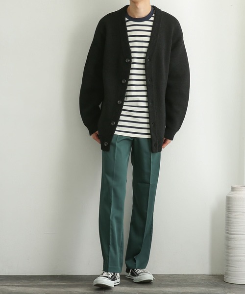 SENSE OF PLACE by URBAN RESEARCH(センスオブプレイスバイアーバンリサーチ)の「『イージーケア』モールVネックカーディガン(カーディガン/ボレロ・メンズ・ブラック/ベージュ/グリーン/アイボリー・MEDIUM/LARGE)」の14枚目の写真