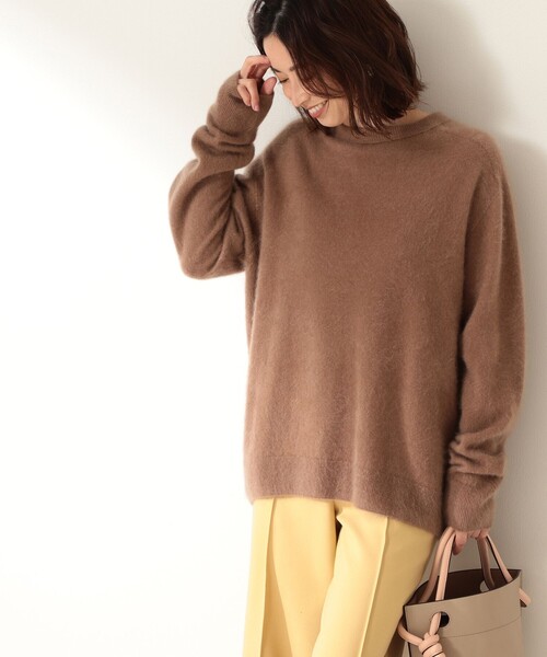 ATON（エイトン）の「ATON / ガーメントダイ カシミヤ クルーネック