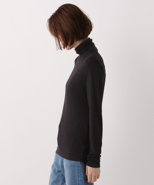 A part by(アパートバイ)の「ベーシックカラータートル 167427(Tシャツ/カットソー・レディース・ブラック/オフホワイト/ブルー/ライトグリーン・FREE)」の21枚目の写真