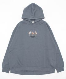 裏起毛刺繍BIGプルパーカー(M1)