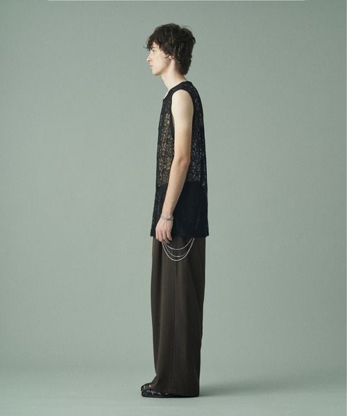 juha（ユハ）の「FLOWER LACE NO-SLEEVE（タンクトップ）」 - WEAR