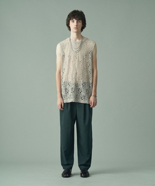 juha（ユハ）の「FLOWER LACE NO-SLEEVE（タンクトップ）」 - WEAR