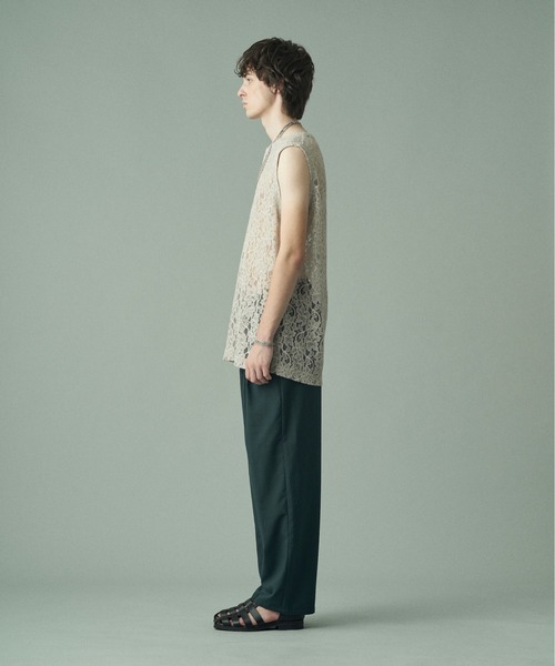 JUHA 23ss フラワーレース　ノースリーブ JUHA 23ss フラワーレース ノースリーブ - メルカリ