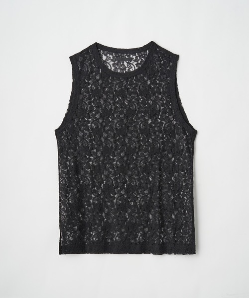 JUHA 23ss フラワーレース　ノースリーブ JUHA 23ss フラワーレース ノースリーブ - メルカリ