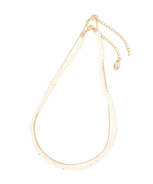 LEPSIM（レプシィム）の「2連メタルネックレス　168262（ネックレス・レディース・シルバー/ゴールド/ゴールド系その他/ゴールド系その他2/ゴールド系その他3・ONE SIZE）」の5枚目の写真