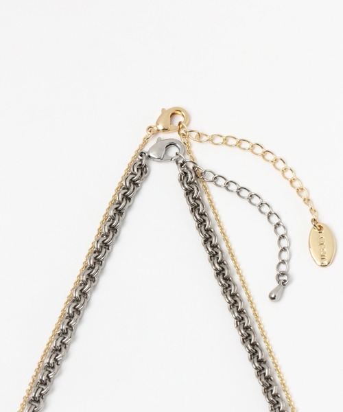 LEPSIM（レプシィム）の「2連メタルネックレス　168262（ネックレス・レディース・シルバー/ゴールド/ゴールド系その他/ゴールド系その他2/ゴールド系その他3・ONE SIZE）」の12枚目の写真