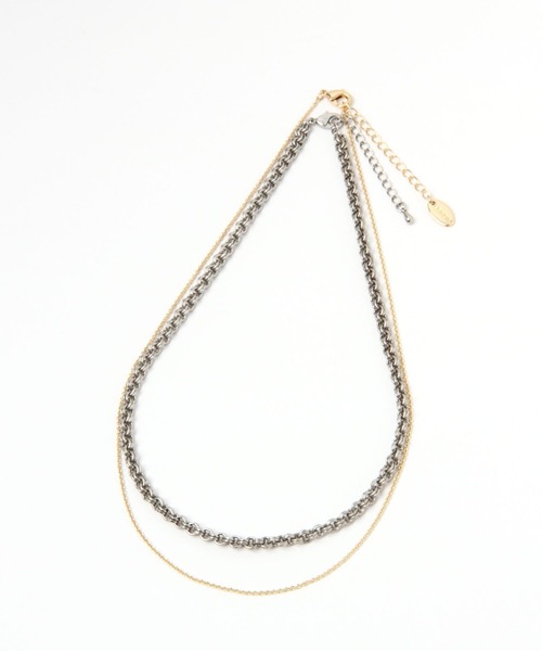 LEPSIM（レプシィム）の「2連メタルネックレス　168262（ネックレス・レディース・シルバー/ゴールド/ゴールド系その他/ゴールド系その他2/ゴールド系その他3・ONE SIZE）」の16枚目の写真