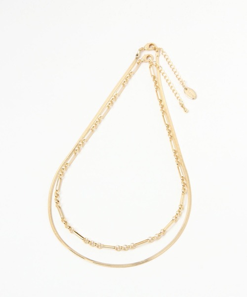 LEPSIM（レプシィム）の「2連メタルネックレス　168262（ネックレス・レディース・シルバー/ゴールド/ゴールド系その他/ゴールド系その他2/ゴールド系その他3・ONE SIZE）」の15枚目の写真