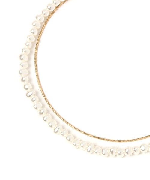 LEPSIM（レプシィム）の「2連メタルネックレス　168262（ネックレス・レディース・シルバー/ゴールド/ゴールド系その他/ゴールド系その他2/ゴールド系その他3・ONE SIZE）」の17枚目の写真