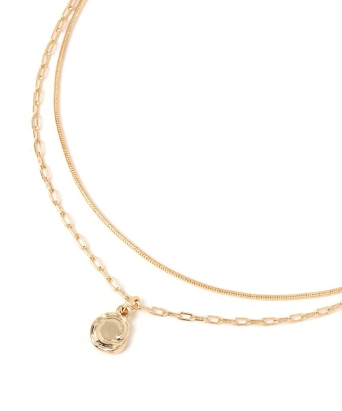 LEPSIM（レプシィム）の「2連メタルネックレス　168262（ネックレス・レディース・シルバー/ゴールド/ゴールド系その他/ゴールド系その他2/ゴールド系その他3・ONE SIZE）」の18枚目の写真